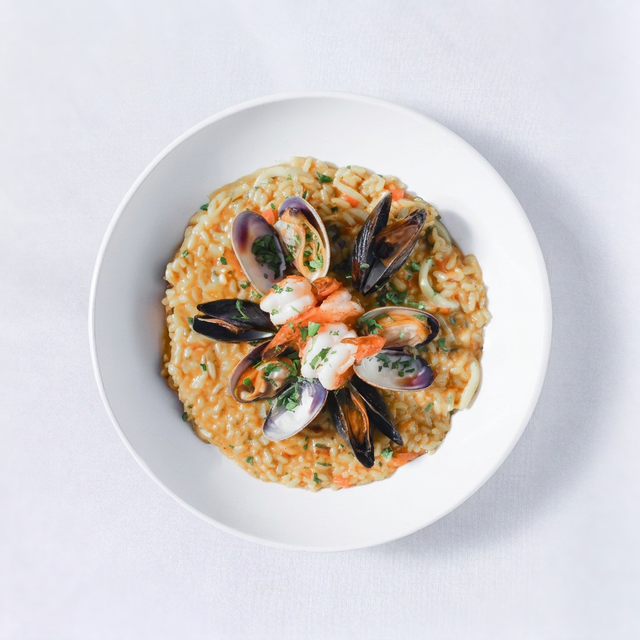 RED CURRY SEAFOOD RISOTTO.