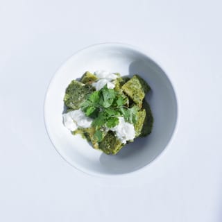 RIGATONCINI AL PESTO E POLLO